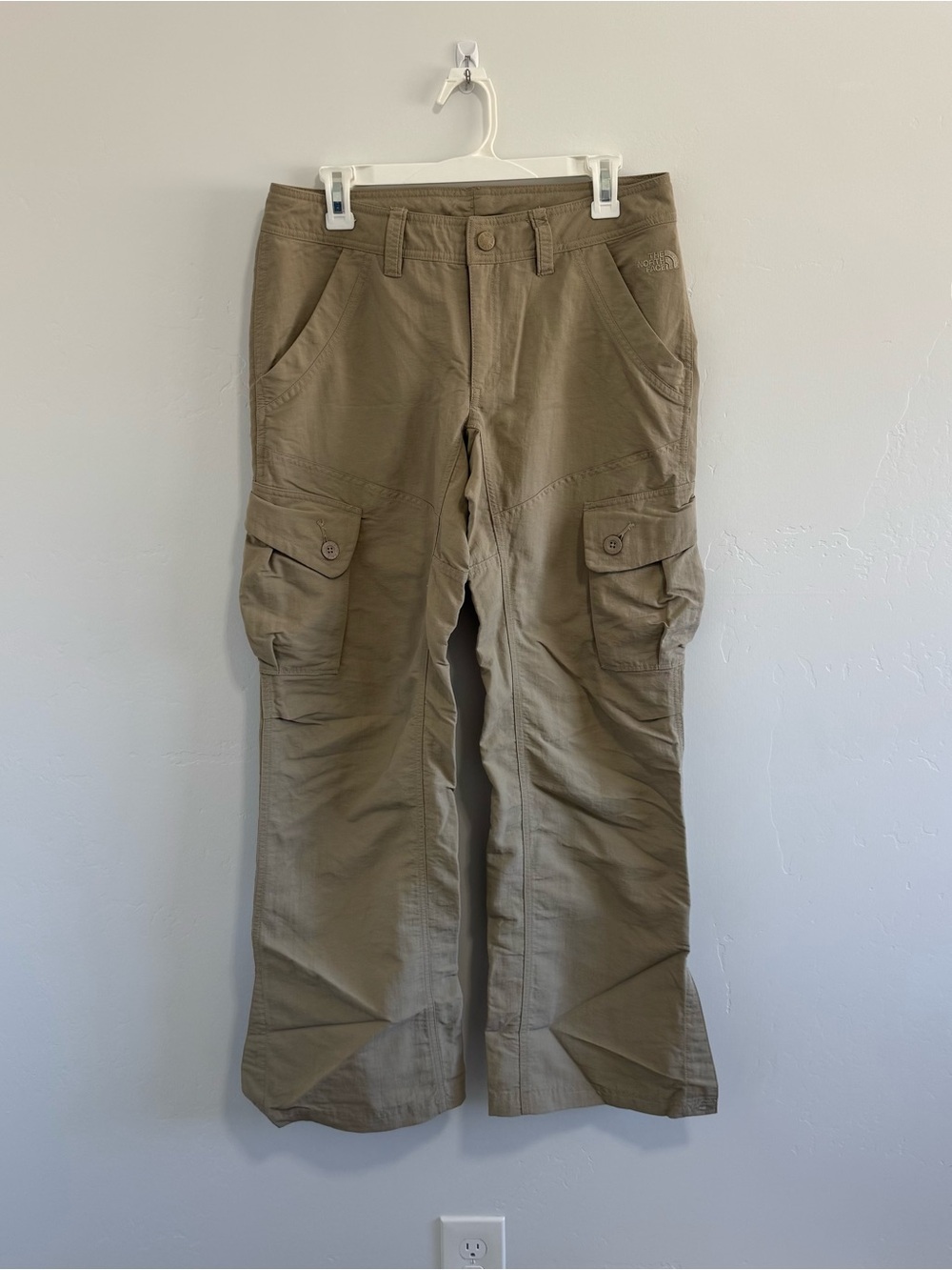 The North Face Hiking Outdoors Cargo Pants Tan Womens 8